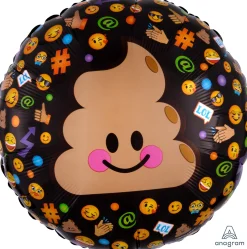 Pienet Foliopallot>Anagram International Inc, 7700 Anagram Drive, MN 55344-7307, USA, http://www.anagramballoons.com/ Hymynaama kakka foliopallo