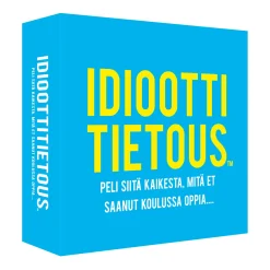Muut Juhlatarvikkeet|Pelit Ja Leikit>Toyrock Oy, Lemminkäisenkatu 46, 20520 TURKU, www.toyrock.fi Idioottitietous-tietovisa