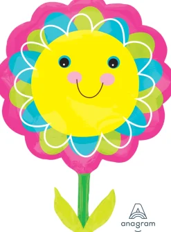 Muotofoliopallot>Anagram International Inc, 7700 Anagram Drive, MN 55344-7307, USA, http://www.anagramballoons.com/ Iloinen kukka muotofoliopallo