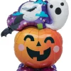 Halloween>Anagram International Inc, 7700 Anagram Drive, MN 55344-7307, USA, http://www.anagramballoons.com/ Iloinen kurpitsa ilmatäytteinen erikoisfoliopallo