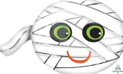 Muotofoliopallot|Halloween>Anagram International Inc, 7700 Anagram Drive, MN 55344-7307, USA, http://www.anagramballoons.com/ Iloinen muumio pienmuotofoliopallo