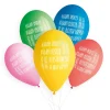 Vappu>Ilmapallokeskus Balloon Center Oy Part of Toyrock Group, Tiilipojanlenkki 9, 01720 VANTAA, www.ilmapallokeskus.fi Iloista vappua ilmapallo 30 cm värisekoitus 5 kpl/pss