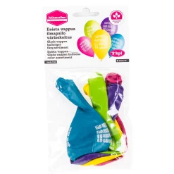 Vappu>Ilmapallokeskus Balloon Center Oy Part of Toyrock Group, Tiilipojanlenkki 9, 01720 VANTAA, www.ilmapallokeskus.fi Iloista vappua ilmapallo 30 cm värisekoitus 5 kpl/pss