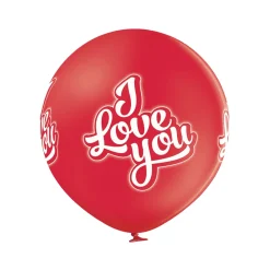 Ystävänpäivä>Belbal sp.zo.o, ul.Skarszewska 1, 83 - 110 Tczew, www.belbal.com I Love You jätti-ilmapallo 60 cm