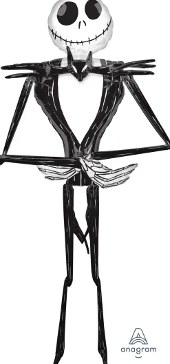 Kävelevät Foliopallot|Halloween>Anagram International Inc, 7700 Anagram Drive, MN 55344-7307, USA, http://www.anagramballoons.com/ Jack Skellington kävelevä foliopallo L