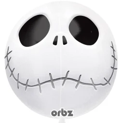 Halloween|Erikoisfoliopallot>Anagram International Inc, 7700 Anagram Drive, MN 55344-7307, USA, http://www.anagramballoons.com/ Jack Skellington pallokas 3D muotofoliopallo