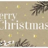 Joulu|Muut Juhlatarvikkeet>Artebene Gmbh Joulukortti 21 x 8 cm - Merry Christmas