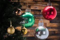 Joulu|Erikoisilmapallot>Anagram International Inc, 7700 Anagram Drive, MN 55344-7307, USA, http://www.anagramballoons.com/ Joulupallo punainen ilmatäytteinen erikoisfoliopallo