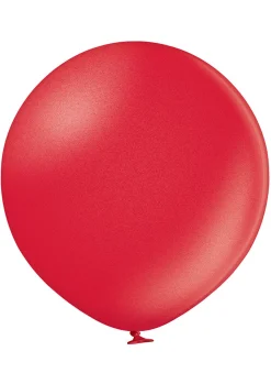 Jätti-Ilmapallot>Belbal sp.zo.o, ul.Skarszewska 1, 83 - 110 Tczew, www.belbal.com Jätti-ilmapallo 60 cm metallinhohtopunainen