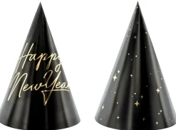 Torvet, Käärmepillit Ja Juhlasetit|Muut Juhlatarvikkeet>PartyDeco sp. z o.o. sp. k., ul. Kolumba 1, 70-035 Szczecin, www.partydeco.com Juhlahattu Happy New Year 6 kpl/pkt