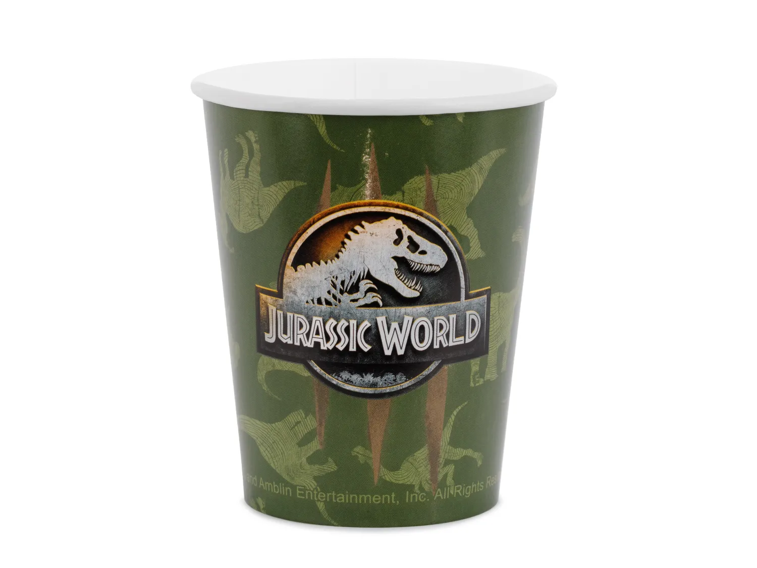 Lasit Ja Mukit|Dinosaurukset>PartyDeco sp. z o.o. sp. k., ul. Kolumba 1, 70-035 Szczecin, www.partydeco.com Jurassic World pahvimuki 250 ml 6 kpl/pkt