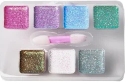 Vappu|Maskeeraussetit>Goodmark Europe NV, Industrielaan 15, 8520 Kuurne, www.goodmarkgroup.com Kasvovärisetti glitter ja sivellin