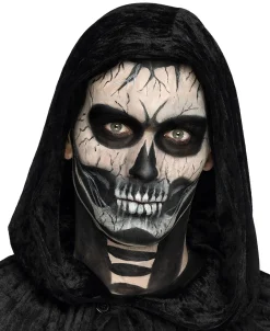 Kauhu / Day Of The Dead|Halloween>Boland Party Partners, P. O. Box 518, AK ALPHEN A/D RIJN, https://boland.eu Kasvovärisetti Luuranko