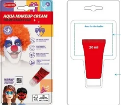 Kasvovärit|Halloween>Goodmark Europe NV, Industrielaan 15, 8520 Kuurne, www.goodmarkgroup.com Kasvovärivoide 20ml, punainen