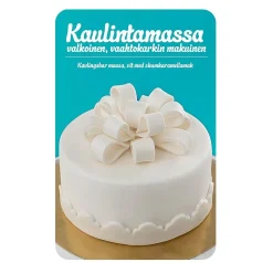 Leivontamassat Ja Elintarvikekynät|Muut Juhlatarvikkeet>Confetti Oy, Moukarikuja 4 C 1, 4300 TUUSULA, www.confetti.fi Kaulittava massa, makuna vaahtokarkki 250g
