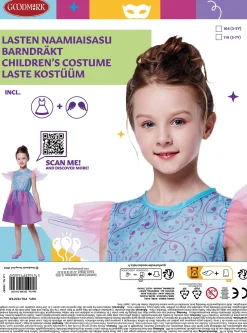 Lasten Naamiaisasut|Vappu>Goodmark Europe NV, Industrielaan 15, 8520 Kuurne, www.goodmarkgroup.com Keijuasu lasten 116 cm