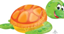 Erikoisfoliopallot>Anagram International Inc, 7700 Anagram Drive, MN 55344-7307, USA, http://www.anagramballoons.com/ Kilpikonna (3D) erikoismuotofolio