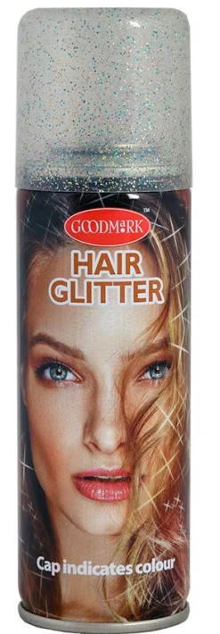 Hiusvärit Ja -Glitterit>Goodmark Europe NV, Industrielaan 15, 8520 Kuurne, www.goodmarkgroup.com Kimallehiusvärispray monivärinen 125 ml