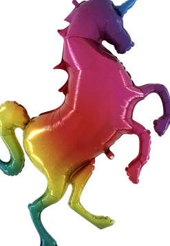 Erikoisfoliopallot|Vappu>Grabo Intl Srl, Via del Lavoro 33, 47853 CORIANO, ITALY, www.graboballoons.com Kimaltava yksisarvinen erikoismuotofolio