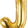 Erikoisilmapallot|Kirjainfoliopallot>PartyDeco sp. z o.o. sp. k., ul. Kolumba 1, 70-035 Szczecin, www.partydeco.com Kirjainfolio J kullanvärinen ilmatäytteinen 35 cm