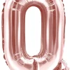 Kirjainfoliopallot>PartyDeco sp. z o.o. sp. k., ul. Kolumba 1, 70-035 Szczecin, www.partydeco.com Kirjainfolio Q ruusukullanvärinen ilmatäytteinen 35 cm