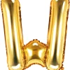 Erikoisilmapallot>PartyDeco sp. z o.o. sp. k., ul. Kolumba 1, 70-035 Szczecin, www.partydeco.com Kirjainfolio W kullanvärinen ilmatäytteinen 35 cm