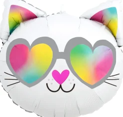 Muotofoliopallot>Anagram International Inc, 7700 Anagram Drive, MN 55344-7307, USA, http://www.anagramballoons.com/ Kissa rakastuneena pienmuotofolio