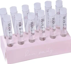 Lasit Ja Mukit>IV Beck / Amscan Europe GmbH, Dettinger Str. 148, 73230 Kirchheim/Teck, Germany, www.amscan-europe.com Koeputki shottilasit Team bride 12 kpl/pkt