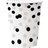 Lasit Ja Mukit>PAW Sp. z o.o., Nektarowa 9, 62-002 Suchy Las, www.paw.pl Konfetti pahvimuki hopea musta 250 ml 8 kpl/pkt
