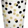 Lasit Ja Mukit|Uusi Vuosi>Ilmapallokeskus Balloon Center Oy Part of Toyrock Group, Tiilipojanlenkki 9, 01720 VANTAA, www.ilmapallokeskus.fi Konfetti pahvimuki kulta musta 250 ml 10 kpl/pkt