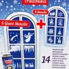Joulu|Muut Koristeet Ja Rekvisiitat>Goodmark Europe NV, Industrielaan 15, 8520 Kuurne, www.goodmarkgroup.com Koristelusabluuna 14 kpl/pkt