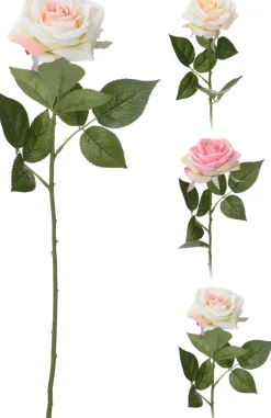 Muut Koristeet Ja Rekvisiitat>Koopman International B.V., Distelweg 88, 1031 HH AMSTERDAM, www.koopmanint.com Koristeruusu 60 cm 1 kpl/pkt, lajitelmatuote 3 eri väriä