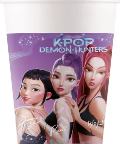 Lasit Ja Mukit>Juhlamaailma K-Pop Demon Hunters pahvimuki 8 kpl/pkt