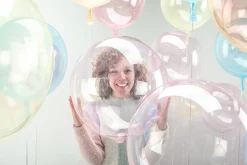 Häät|Häät>Anagram International Inc, 7700 Anagram Drive, MN 55344-7307, USA, http://www.anagramballoons.com/ Kristallikuplapallo vaaleankeltainen 45 cm erikois