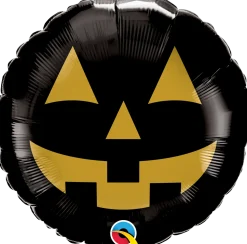 Pienet Foliopallot|Halloween> Kurpitsa kasvot foliopallo