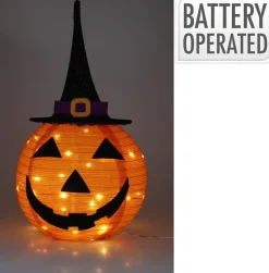 Halloween>Koopman International B.V., Distelweg 88, 1031 HH AMSTERDAM, www.koopmanint.com Kurpitsakoriste valoilla, taitettava 68 cm