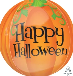 Halloween|Erikoisfoliopallot>Anagram International Inc, 7700 Anagram Drive, MN 55344-7307, USA, http://www.anagramballoons.com/ Kurpitsa pallokas 3D muotofoliopallo