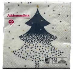 Joulu|Lautasliinat>Ilmapallokeskus Balloon Center Oy Part of Toyrock Group, Tiilipojanlenkki 9, 01720 VANTAA, www.ilmapallokeskus.fi Kuusi ja peura lautasliina 25 x 25 cm 20 kpl/pkt