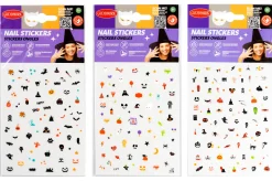 Halloween|Hampaat, Kynnet Ja Huulipunat>Goodmark Europe NV, Industrielaan 15, 8520 Kuurne, www.goodmarkgroup.com Kynsitarrat lajitelmatuote, 3 erilaista