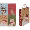Joulu>Juhlamaailma Lahjakassi Jouluystävät 25 x 8,5 x 34,5 cm, lajitelma 2 erilaista
