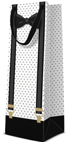 Lahjapaketointi|Muut Juhlatarvikkeet>PAW Sp. z o.o., Nektarowa 9, 62-002 Suchy Las, www.paw.pl Lahjakassi pullolle henkselit 37 x 12 x 10 cm 1 kpl/pkt