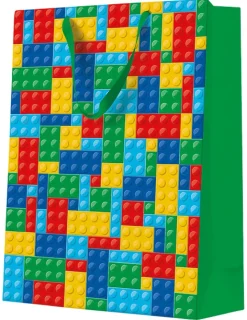 Lahjapaketointi|Muut Juhlatarvikkeet>PAW Sp. z o.o., Nektarowa 9, 62-002 Suchy Las, www.paw.pl Lahjakassi värikkäät palikat XL 30 x 41 x 12 cm 1 kpl/pkt