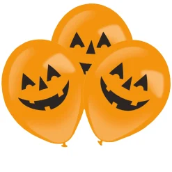 Halloween>IV Beck / Amscan Europe GmbH, Dettinger Str. 148, 73230 Kirchheim/Teck, Germany, www.amscan-europe.com LED-ilmapallo 27 cm kurpitsa 4 kpl/pss