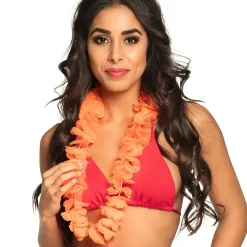 Festarit|Muut Asusteet>Boland Party Partners, P. O. Box 518, AK ALPHEN A/D RIJN, https://boland.eu Lei Ohana oranssi