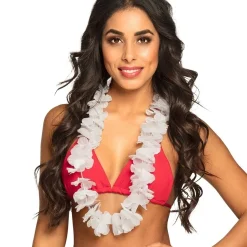 Festarit|Muut Asusteet>Boland Party Partners, P. O. Box 518, AK ALPHEN A/D RIJN, https://boland.eu Lei Ohana valkoinen