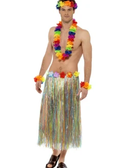 Leit, Puuhkat Ja Viuhkat|Pannat, Kruunut Ja Tiarat>Smiffys II Ltd., New Lane, Leeds, LS11 5DZ United Kingdom, www.smiffys.com Lei-setti; kukkapanta, lei ja rannenauhat