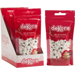 Leivontakoristeet|Kakkukuvat Ja Syötävät Koristetarrat>Dekora Innova, SAU, PI Atalayas - C/ Florin, 30-39, 3114 Alicante, www.dekora.es Leivonnaiskoriste, syötävät silmät 56 g