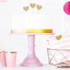Ystävänpäivä|Leivontakoristeet>PartyDeco sp. z o.o. sp. k., ul. Kolumba 1, 70-035 Szczecin, www.partydeco.com Leivonnaiskoristetikku sydän kullanvärinen kimalle 6 kpl/pkt