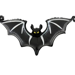 Halloween|Erikoisfoliopallot>Grabo Intl Srl, Via del Lavoro 33, 47853 CORIANO, ITALY, www.graboballoons.com Lepakko ilmatäytteinen linkkifoliopallo