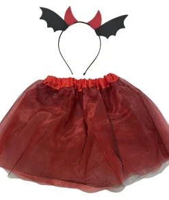 Muut Asusteet|Halloween>Goodmark Europe NV, Industrielaan 15, 8520 Kuurne, www.goodmarkgroup.com Lepakko lasten asusetti; panta ja hame